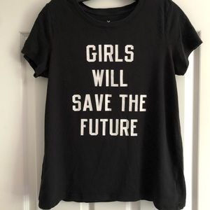 black shirt sleeves tee